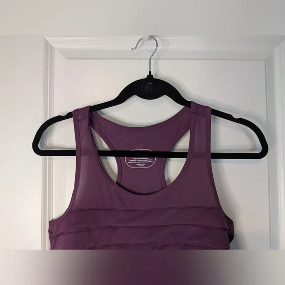 Oiselle Women’s Pleat Tank Plum Purple Size 6 - Picture 2 of 7